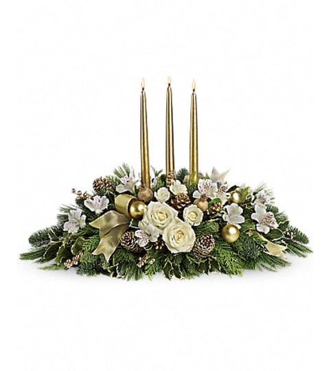 ROYAL CHRISTMAS. An arrangement by Fine's Flowers.