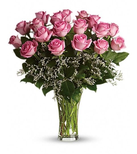 MAKE ME BLUSH BQT. An arrangement by Fine's Flowers.