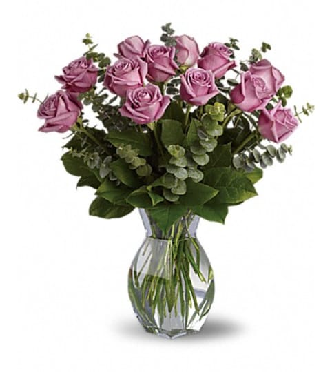 LAVENDER WISHES. An arrangement by Fine's Flowers.