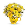 BE HAPPY BOUQUET - Deluxe. An arrangement by Fine's Flowers.
