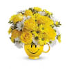 BE HAPPY BOUQUET - Premium. An arrangement by Fine's Flowers.