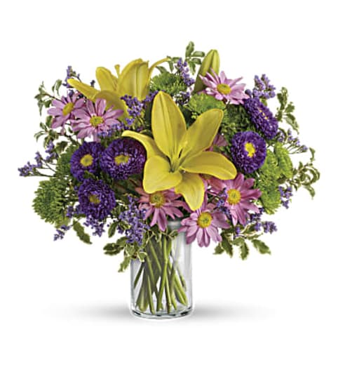Fresh and Fabulous. An arrangement by Fine's Flowers.