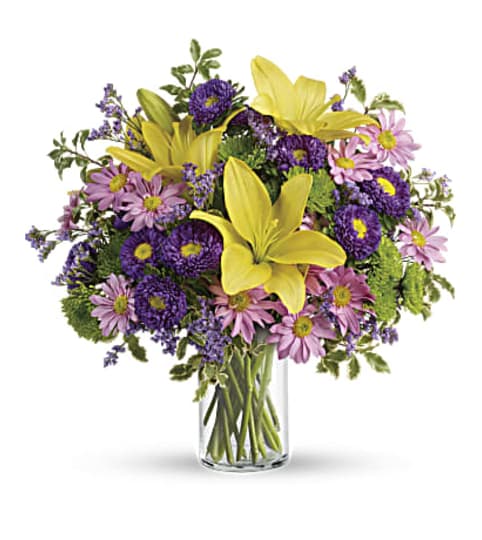 Fresh and Fabulous. An arrangement by Fine's Flowers.