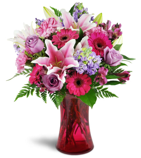 Bright Medley™. An arrangement by Fine's Flowers. Bright Medley™. An arrangement by Fine's Flowers.