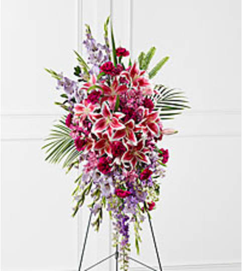 tender touch spray. An arrangement by Fine's Flowers. tender touch spray. An arrangement by Fine's Flowers.