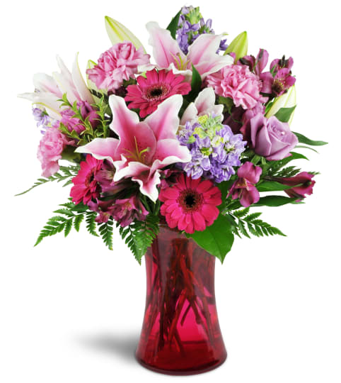 Bright Medley™. An arrangement by Fine's Flowers.