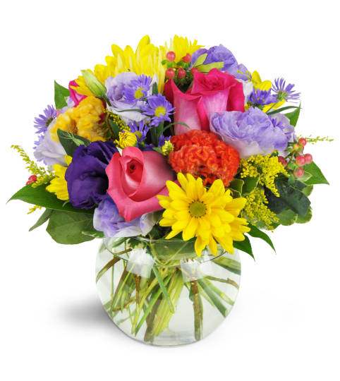 Birthday Blast™. An arrangement by Fine's Flowers. Birthday Blast™. An arrangement by Fine's Flowers.