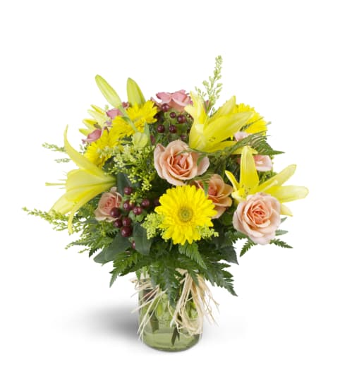 Sweet and Sunny™. An arrangement by Fine's Flowers.