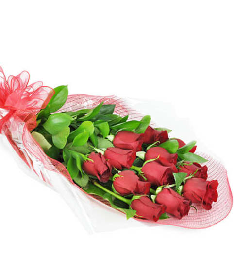 Perfect Wrapped Long-Stemmed Red Roses. An arrangement by Fine's Flowers. Perfect Wrapped Long-Stemmed Red Roses. An arrangement by Fine's Flowers.