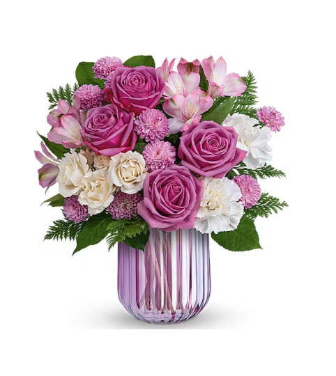 Lavender in Bloom. An arrangement by Fine's Flowers.